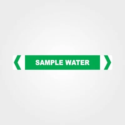 Sample Water Pipe Marker