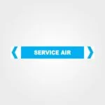 Service Air Pipe Marker