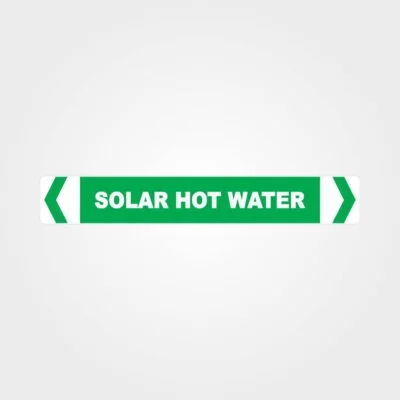 Solar Hot Water Pipe Marker