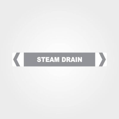 Steam Drain Pipe Marker