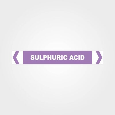 Sulphuric Acid Pipe Marker