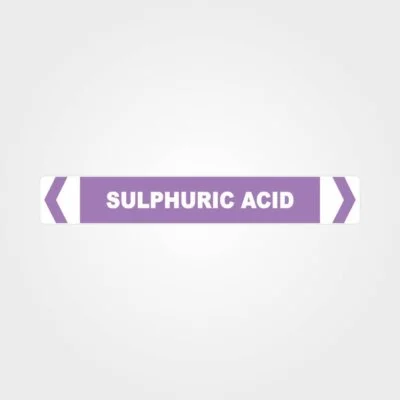 Sulphuric Acid Pipe Marker