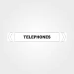 Telephones Pipe Marker