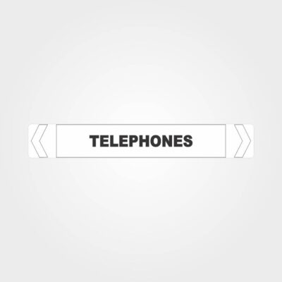 Telephones Pipe Marker
