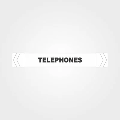 Telephones Pipe Marker