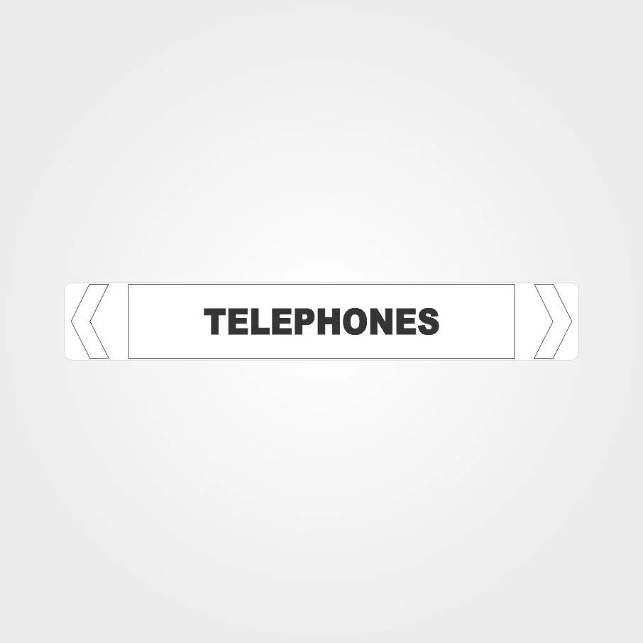 Telephones Pipe Marker