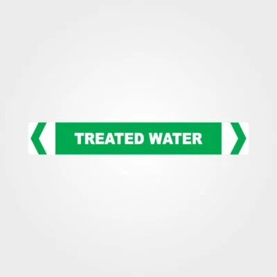 Treated Water Pipe Marker