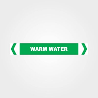 Warm Water Pipe Marker