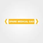 Spare Medical Gas Pipe Marker