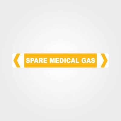 Spare Medical Gas Pipe Marker