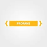 Propane Pipe Marker