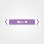 Oleum Pipe Marker