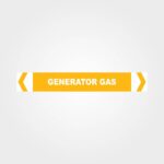 Generator Gas Pipe Marker