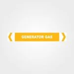 Generator Gas Pipe Marker