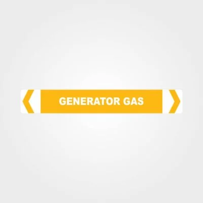 Generator Gas Pipe Marker