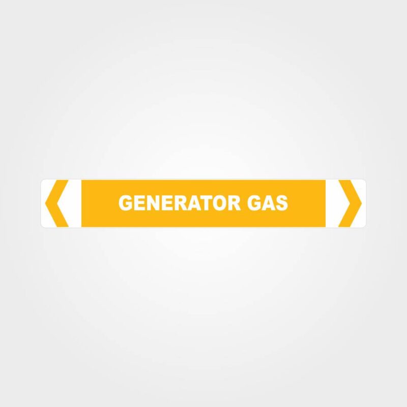 Generator Gas Pipe Marker