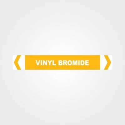 Vinyl Bromide Pipe Marker