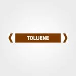Toluene Pipe Marker