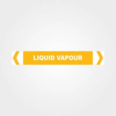 Liquid Vapour Pipe Marker