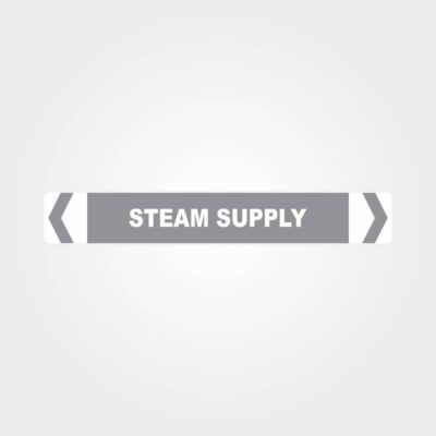 Steam Supply Pipe Marker