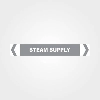 Steam Supply Pipe Marker