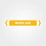 Mixed Gas Pipe Marker