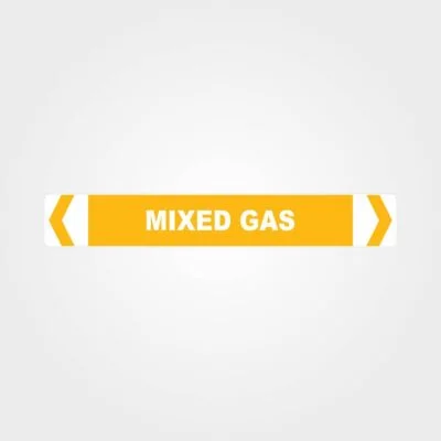 Mixed Gas Pipe Marker