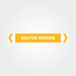 Sulfur Dioxide Pipe Marker