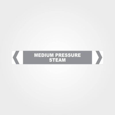 Medium Pressure Steam Pipe Marker