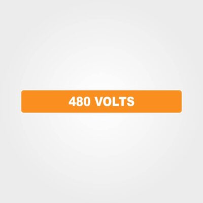 480 Volts Pipe Marker