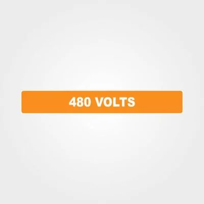 480 Volts Pipe Marker