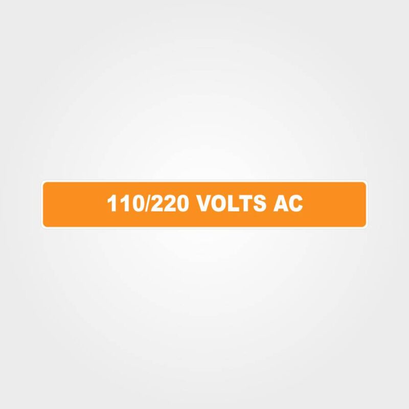 110/220 Volts AC Pipe Marker