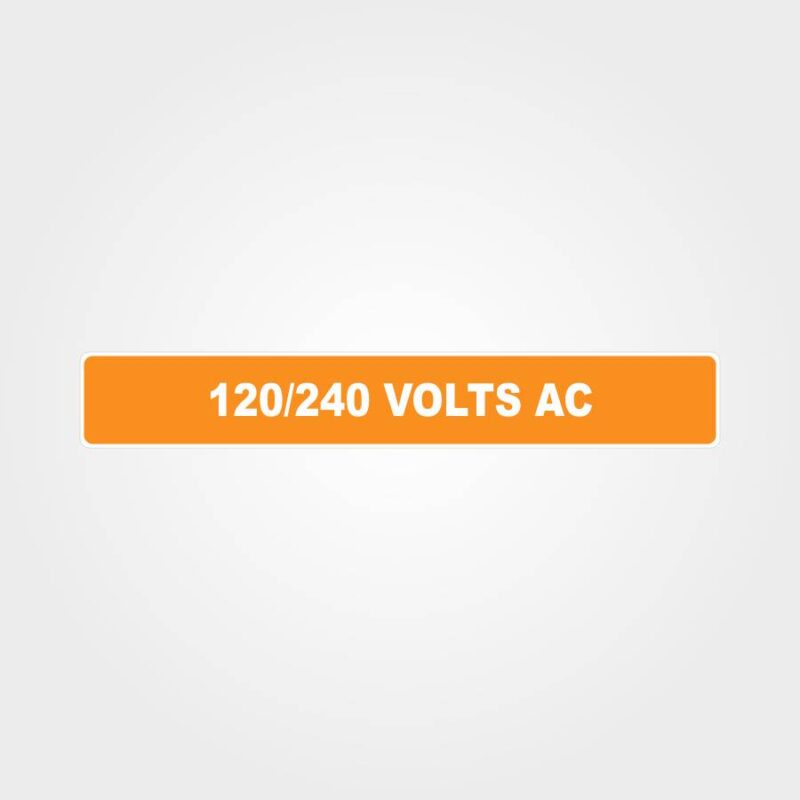 120/240 Volts AC Pipe Marker