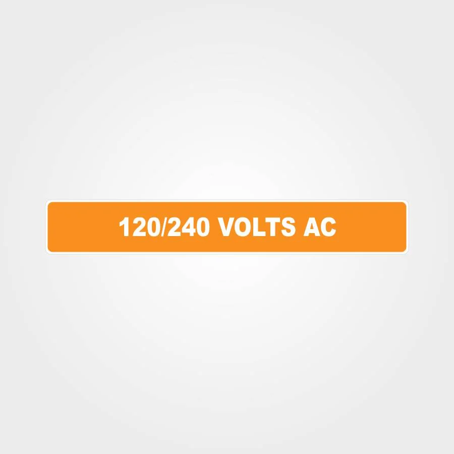 120/240 Volts AC Pipe Marker