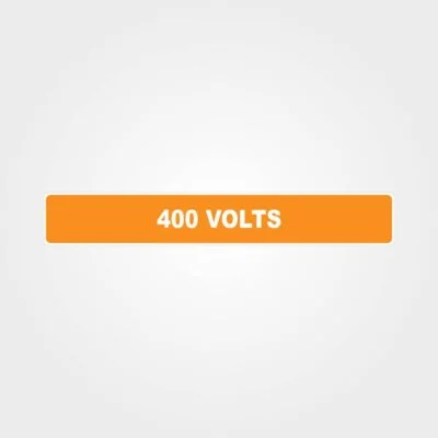 400 Volts Pipe Marker