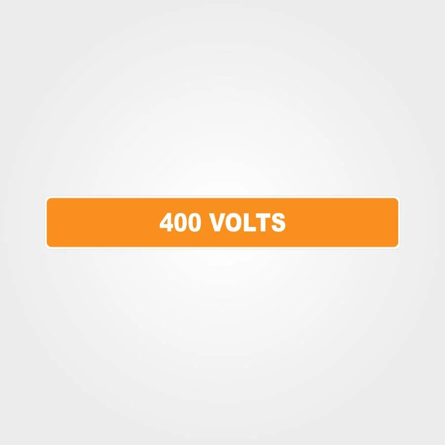 400 Volts Pipe Marker