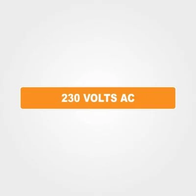 230 Volts AC Pipe Marker