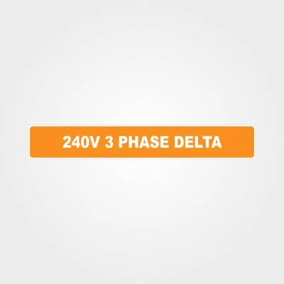 240V 3 Phase Delta Pipe Marker