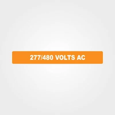 277/480 Volts AC Pipe Marker