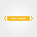 HVAC Return Pipe Marker