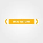 HVAC Return Pipe Marker