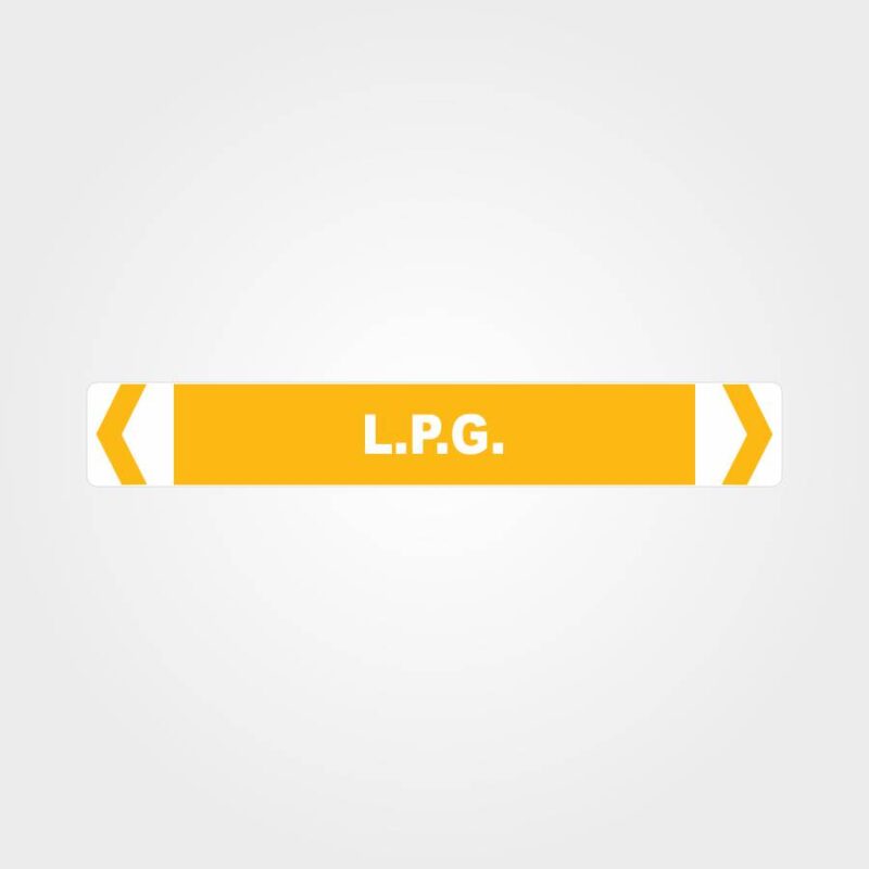 LPG Pipe Marker