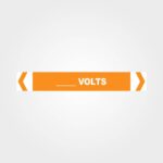 Custom Volts Pipe Marker