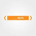 Custom Volts Pipe Marker