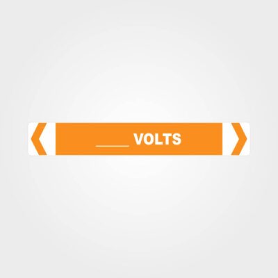 Custom Volts Pipe Marker