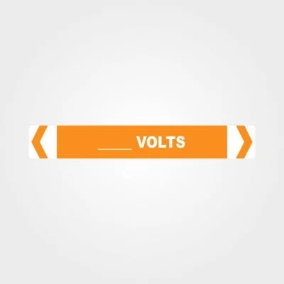 Custom Volts Pipe Marker
