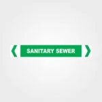 Sanitary Sewer Pipe Marker
