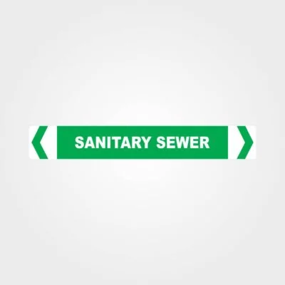Sanitary Sewer Pipe Marker