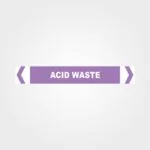 Acid Waste Pipe Marker