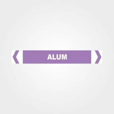 Alum Pipe Marker